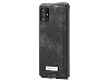 CaseMe Magnetic Case for Samsung Galaxy A71 - Khaki/Grey Leather Wallet Case