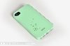 ROCK Snowflake Case for Apple iPhone 4S/4 - Baby Green Hard Case