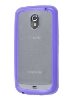 Samsung I9250 Google Galaxy Nexus Dual-Design Case - Purple/Clear Dual-Design Case