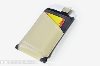 ROCK Rhyme Dynamic Genuine Leather Slide-in Case with Pull-out Strap for Phones - Beige Leather Slide-in Case