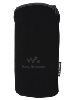 Stylish Protective Textile Sleeve for Sony Ericsson XPERIA Arc/Arc S - Classic Black Sleeve