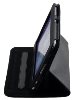 Synthetic Leather Flip Case with Dual-Angle Tilt Stand for Samsung Galaxy 7.0 - Black Leather Flip Case