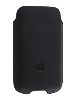 Genuine Leather Slide-in Case for iPhone 4S/4 - Black Leather Slide-in Case