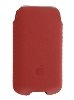 Genuine Leather Slide-in Case for iPhone 4S/4 - Red Leather Slide-in Case