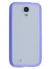 Dual-Design Case for Samsung Galaxy S4 I9500 - Purple/Frosted Clear Dual-Design Case