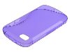 Wave Case for BlackBerry Q10 - Frosted Purple/Purple Soft Cover