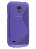 Wave Case for Samsung Galaxy S4 mini - Frosted Purple/Purple Soft Cover