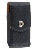 Textured Synthetic Leather Vertical Belt Pouch - Mobile Only - Belt Pouch