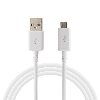 Genuine Samsung Micro-USB to USB-A Data Cable - White Micro USB