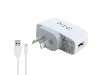 Genuine HTC TC P450 3-in-1 Sync Cable - White AC Wall Charger