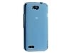 Frosted Colour TPU Gel Case for ZTE FIT 4G Smart - Blue Soft Cover