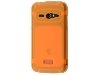 Frosted TPU Case for Telstra Tough Max - T84 - Orange Soft Cover
