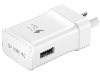 Genuine Samsung Adaptive Fast Charging USB-A Charger Adaptor - White AC USB Power Adapter