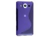 Wave Case for Microsoft Lumia 950 - Frosted Purple/Purple Soft Cover