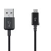 Genuine Samsung 1.5 metre MicroUSB to USB-A Data Cable - Black Micro USB