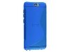 Wave Case for HTC Telstra Signature Premium - Frosted Blue/Blue Soft Cover