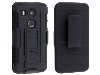 Rugged Case with Holster Belt Clip for LG Nexus 5X - Classic Black Impact Case