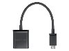 Genuine Samsung USB-A to Micro USB OTG Connection Kit - Black Micro USB OTG