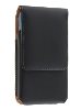 Smooth Synthetic Leather Vertical Belt Pouch - Bumper Case Compatible - Belt Pouch