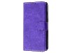 Slim Synthetic Leather Wallet Case with Stand for iPhone 6+/7+/8+ - Purple Leather Wallet Case