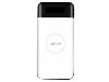 10000mAh (37W) MOMAX iPower Air Wireless Charging Pad and Power Bank - White Wireless Charge