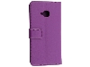 Synthetic Leather Wallet Case with Stand for HTC U11 Life - Purple Leather Wallet Case