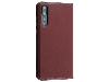 Top Grain Leather Case With Windows for Huawei P20 Pro - Rosewood Leather Case