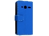 Synthetic Leather Wallet Case with Stand for Alcatel U3 - Blue Leather Wallet Case